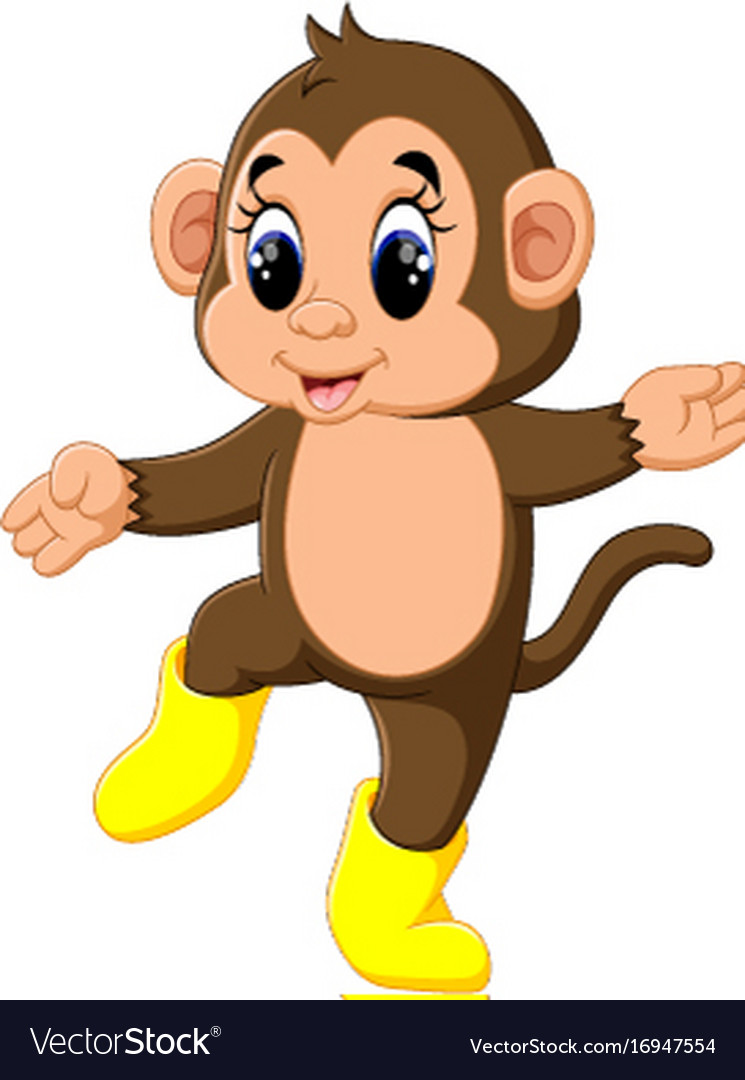 Detail Monkey Animation Cute Nomer 32