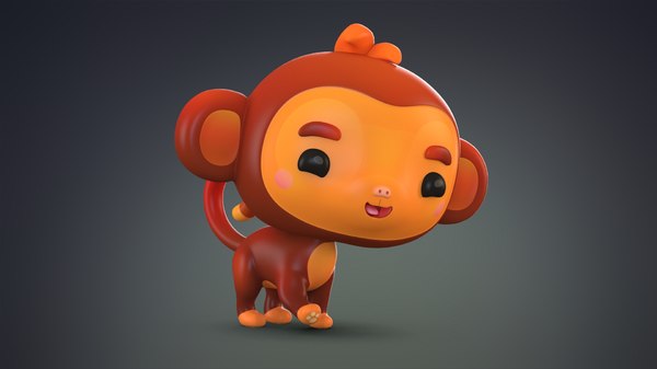 Detail Monkey Animation Cute Nomer 45