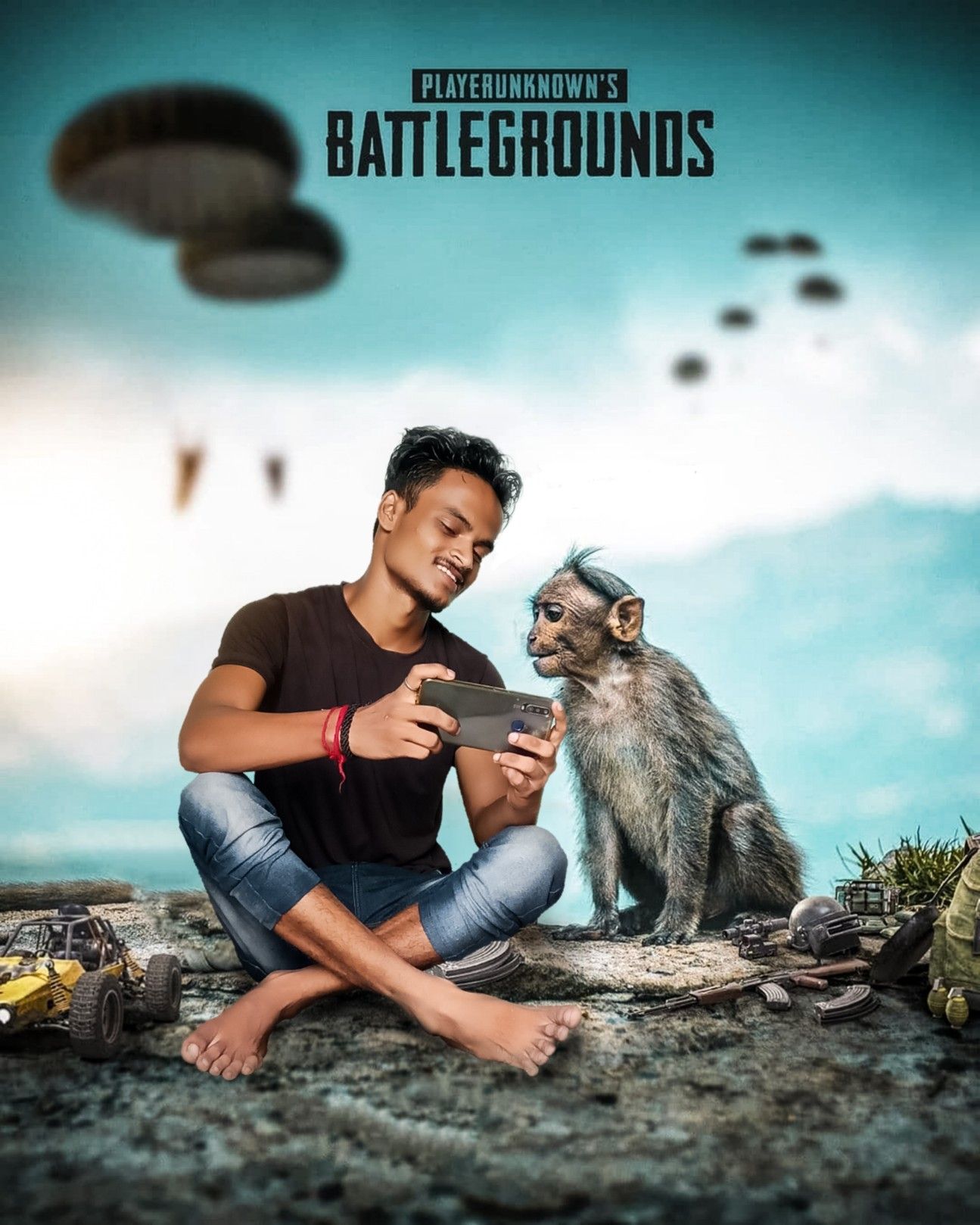 Detail Monkey Background Image Nomer 23