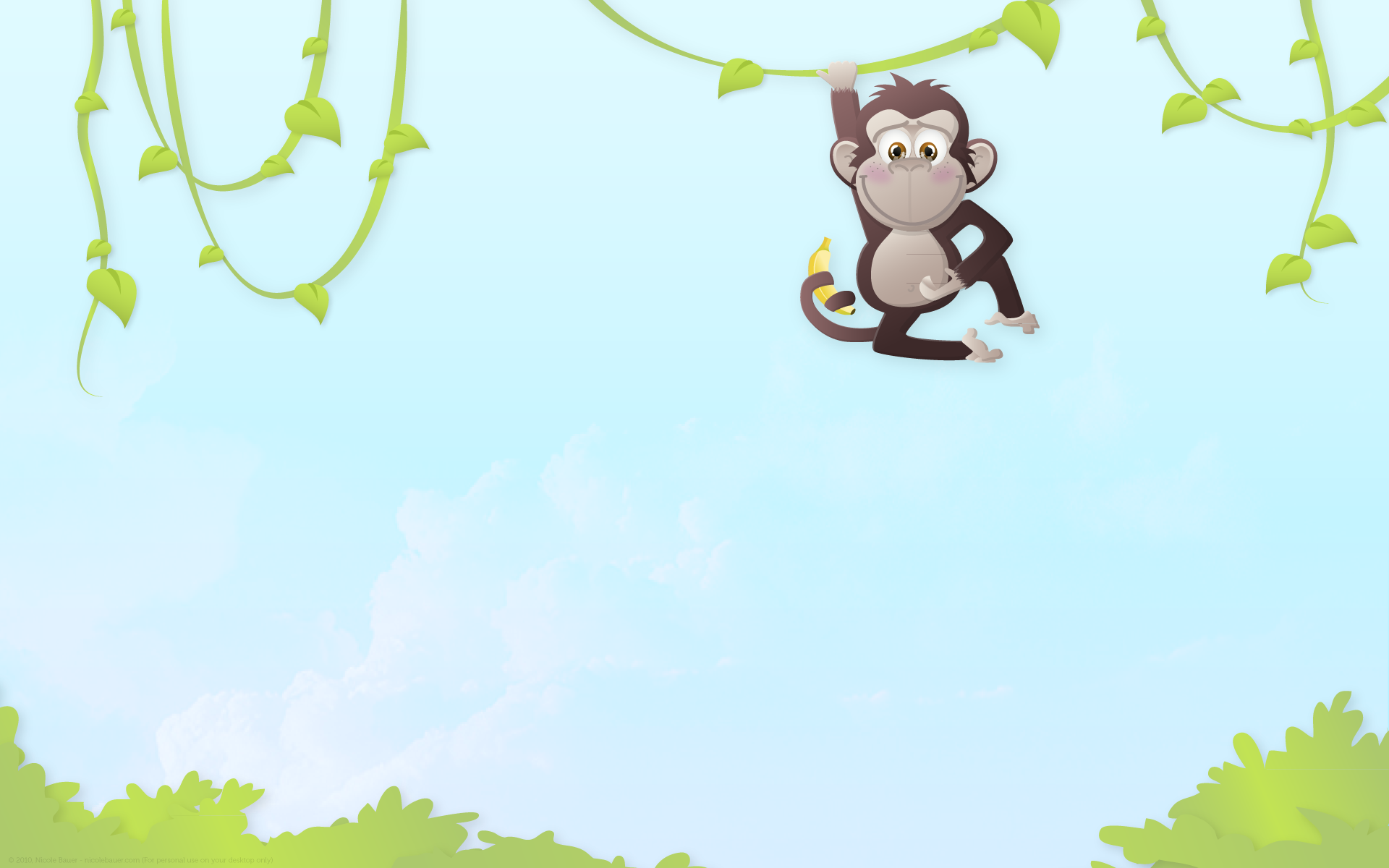 Detail Monkey Background Image Nomer 57