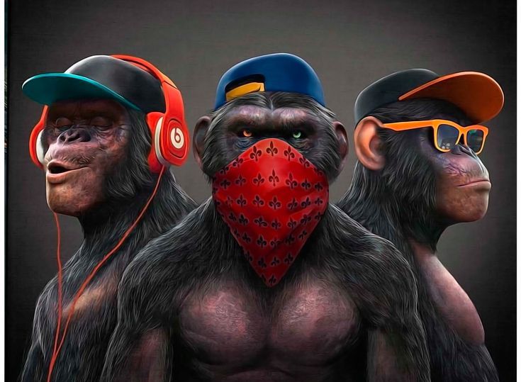 Detail Monkey Background Images Nomer 52