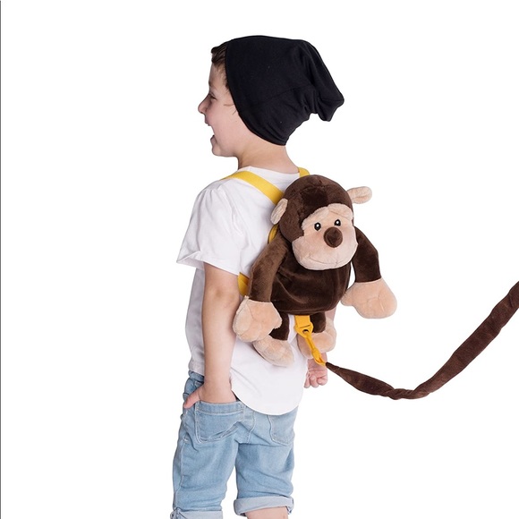 Detail Monkey Backpack With Leash Nomer 13