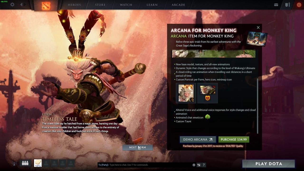 Detail Monkey King Arcana Nomer 49