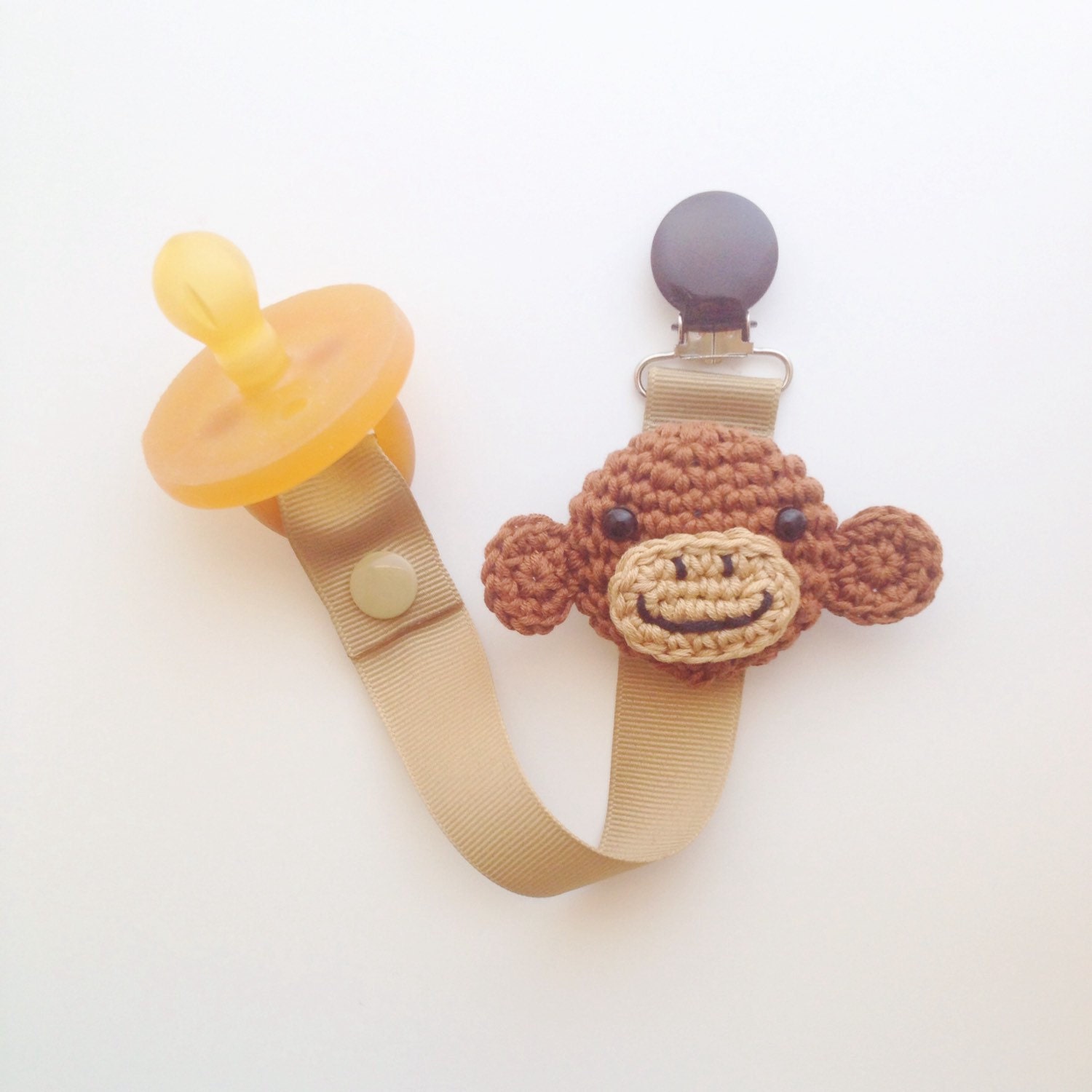 Detail Monkey Pacifier Clip Nomer 5