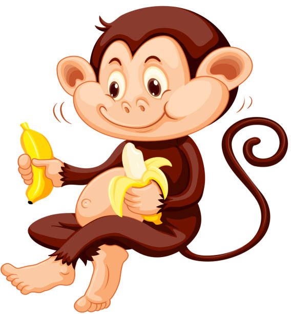 Detail Monkey With Banana Clipart Nomer 17