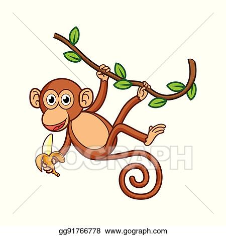 Detail Monkey With Banana Clipart Nomer 34