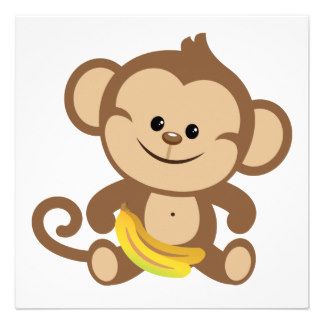 Detail Monkey With Banana Clipart Nomer 40