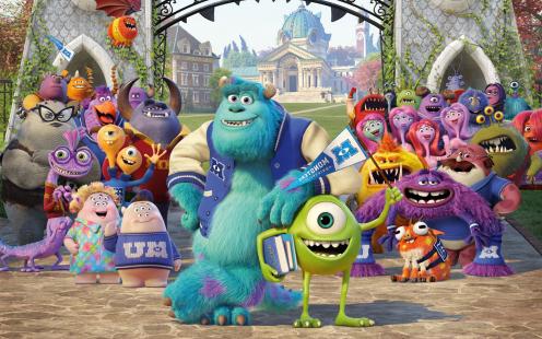 Detail Monster Inc Wallpaper Hd Nomer 32