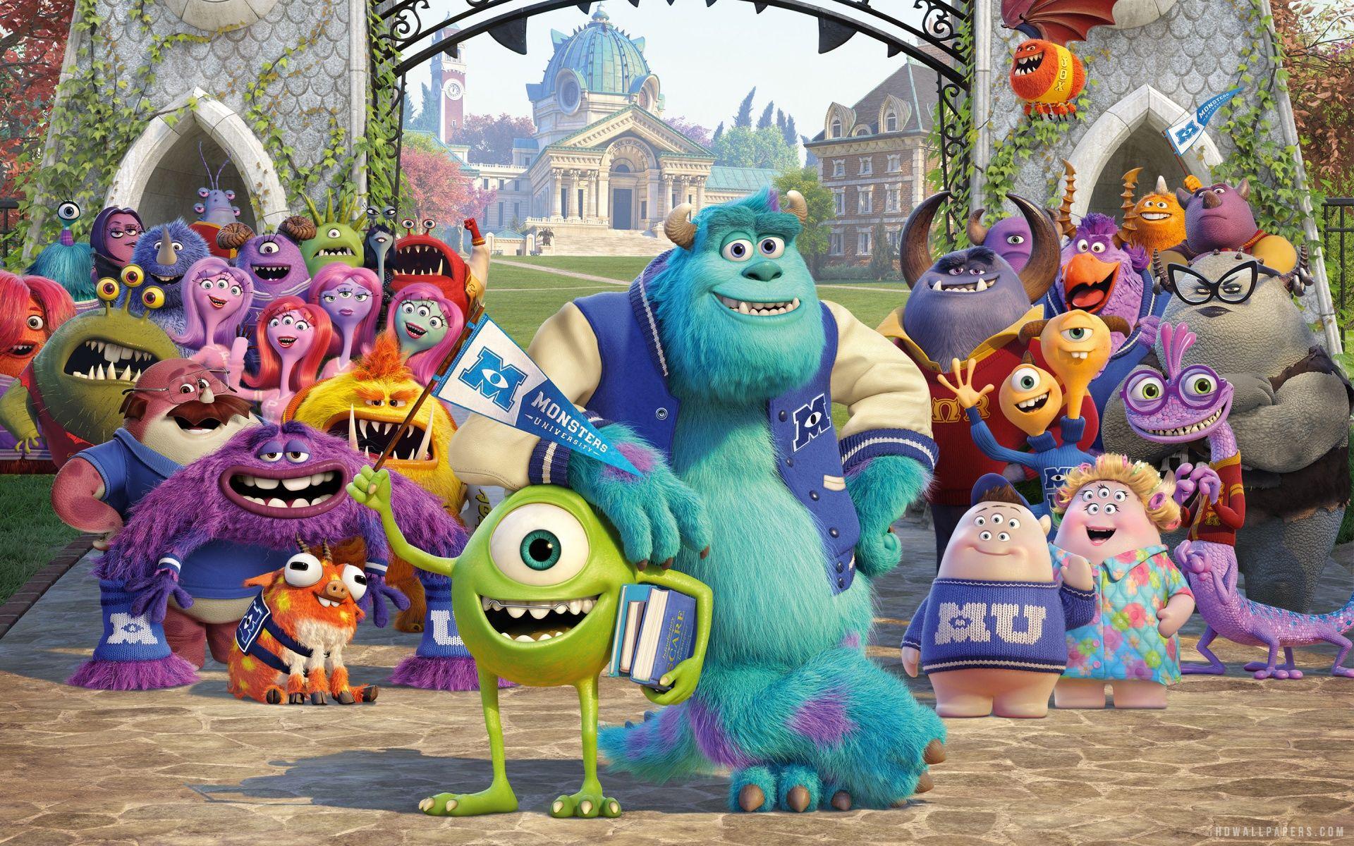 Detail Monster Inc Wallpaper Hd Nomer 8