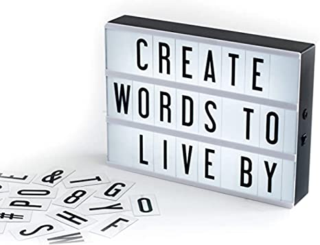 Detail Light Box Inspirational Quotes Nomer 17