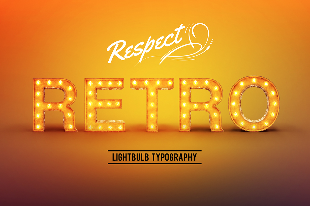 Detail Light Bulb Font Nomer 21