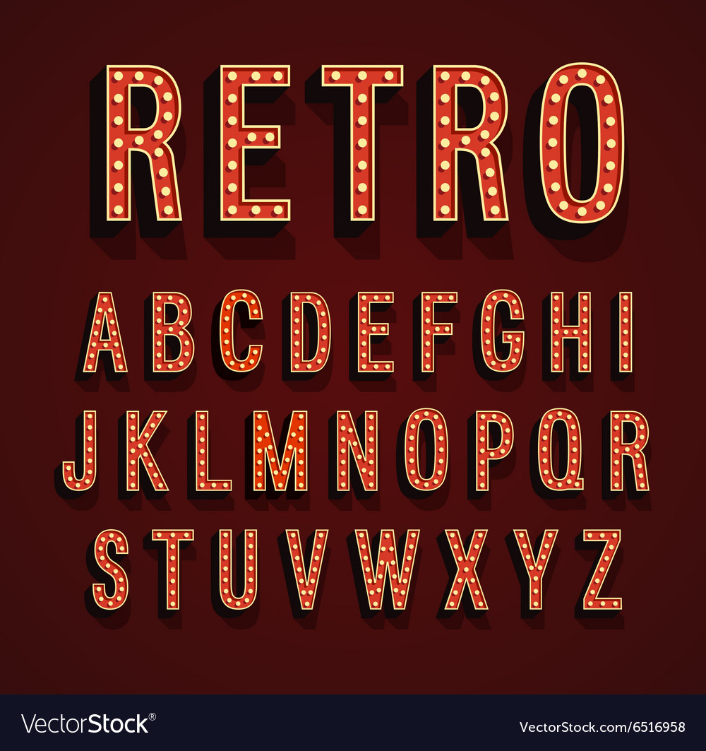 Detail Light Bulb Font Nomer 4