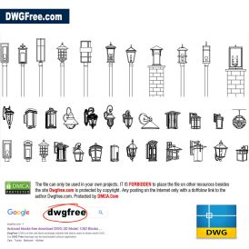 Detail Light Fixture Dwg Nomer 25