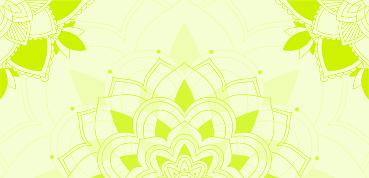 Detail Light Green Islamic Background Nomer 2