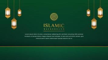 Detail Light Green Islamic Background Nomer 50