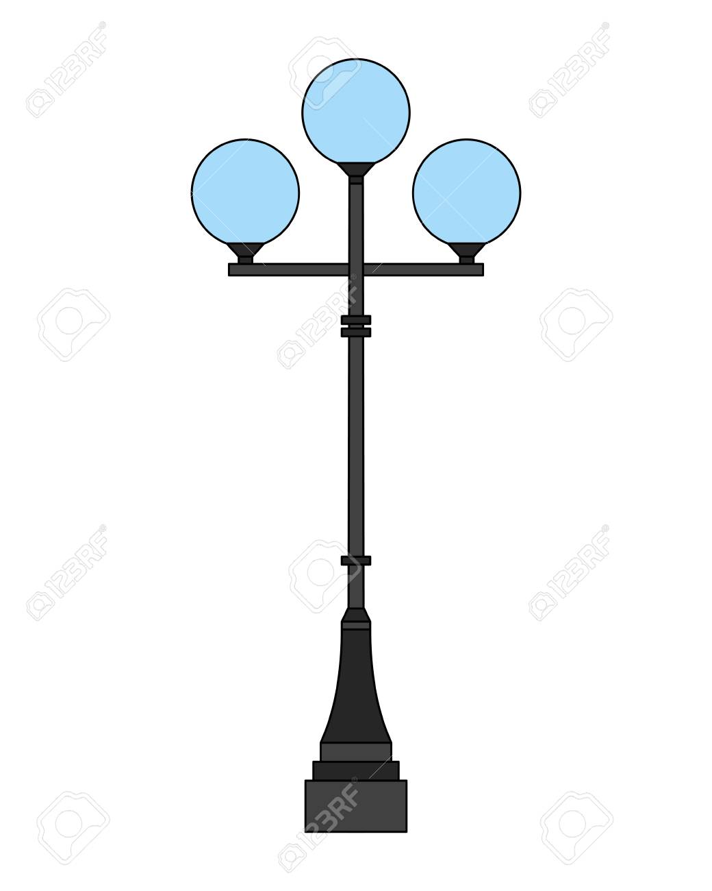 Detail Light Post Clipart Nomer 40