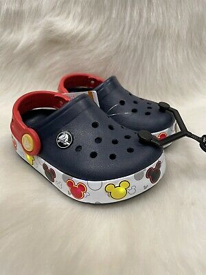 Detail Light Up Mickey Mouse Crocs Nomer 39