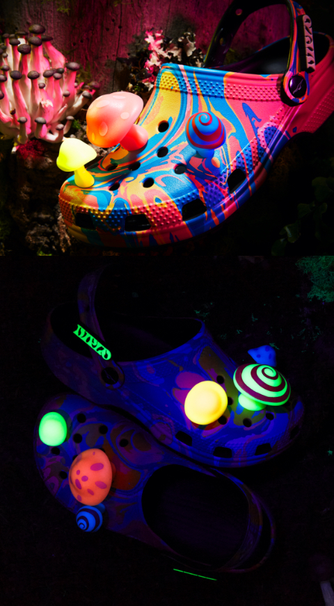 Detail Light Up Mushroom Crocs Nomer 3