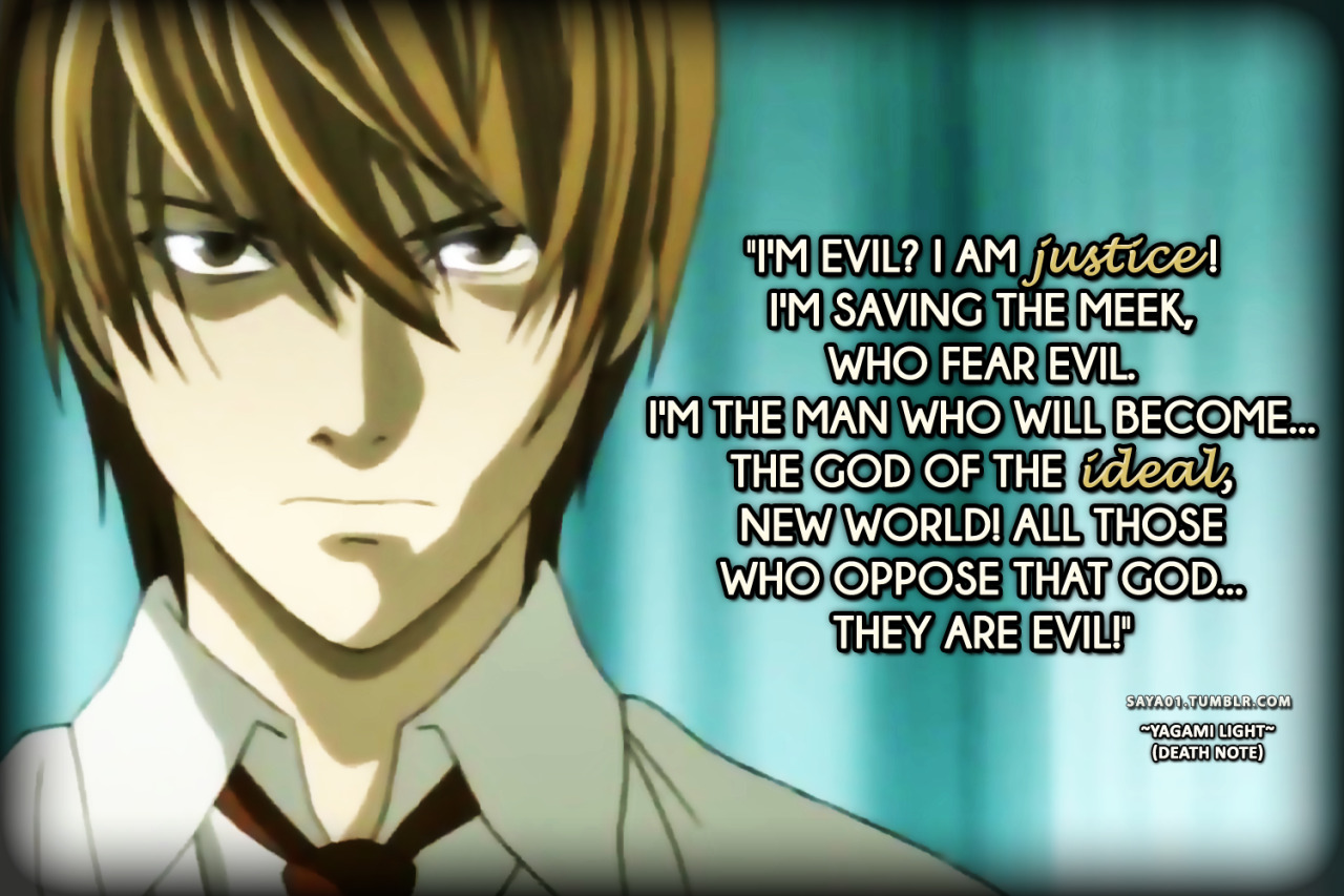 Detail Light Yagami Quotes Nomer 9