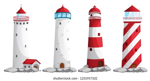 Detail Lighthouse Clipart Images Nomer 6