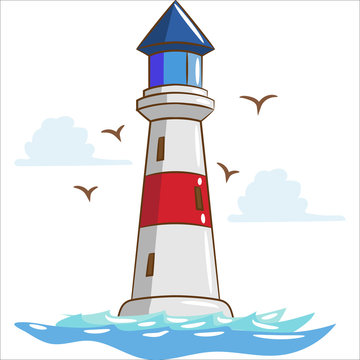 Detail Lighthouse Clipart Images Nomer 9