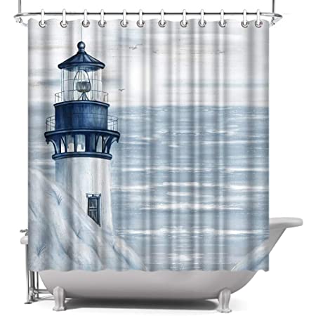 Detail Lighthouse Curtains Bathroom Nomer 2