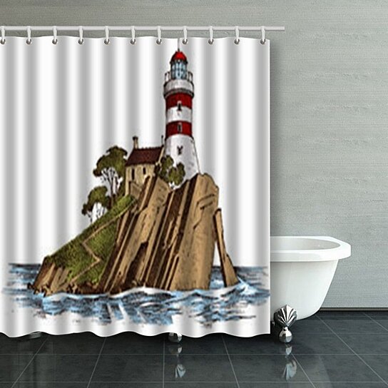 Detail Lighthouse Curtains Bathroom Nomer 19