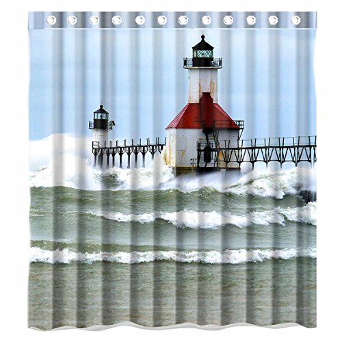 Detail Lighthouse Curtains Bathroom Nomer 23