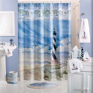 Detail Lighthouse Curtains Bathroom Nomer 28