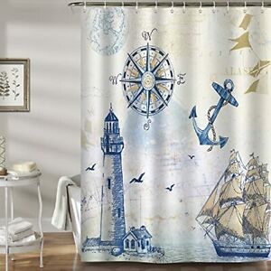 Detail Lighthouse Curtains Bathroom Nomer 29