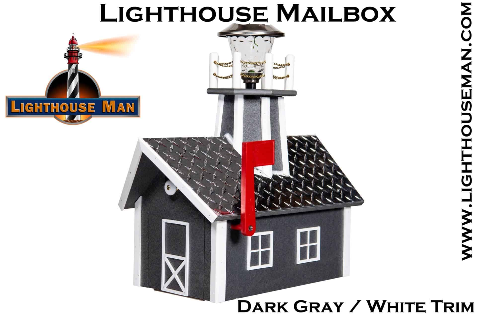 Detail Lighthouse Mailbox With Solar Light Nomer 10