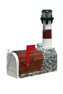 Detail Lighthouse Mailbox With Solar Light Nomer 11