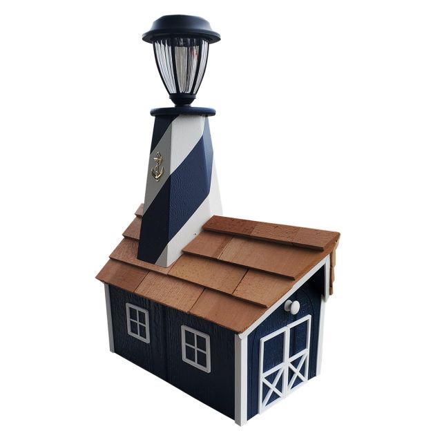 Detail Lighthouse Mailbox With Solar Light Nomer 31