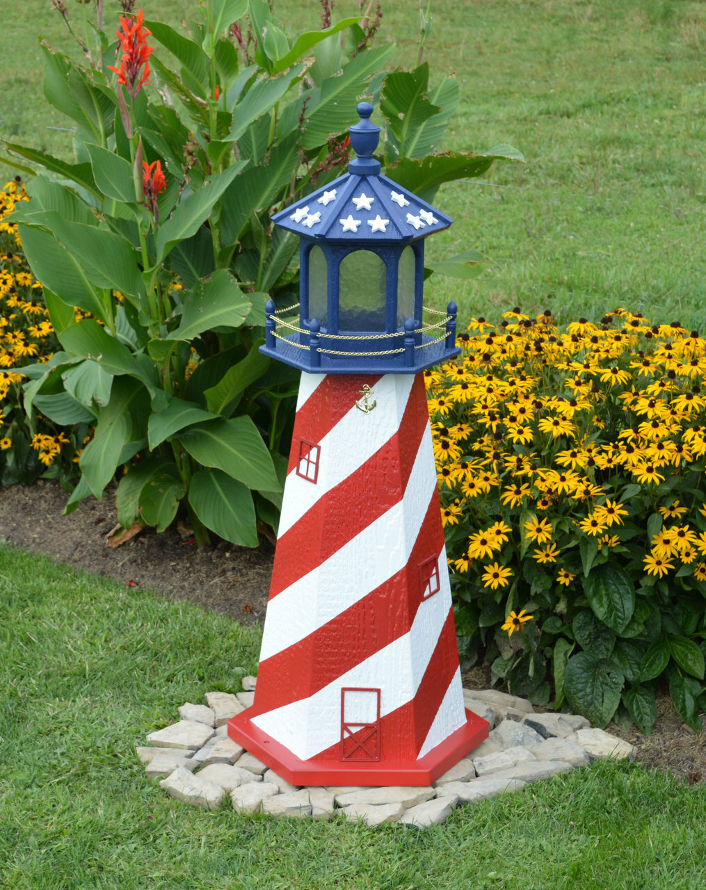 Detail Lighthouse Mailbox With Solar Light Nomer 53