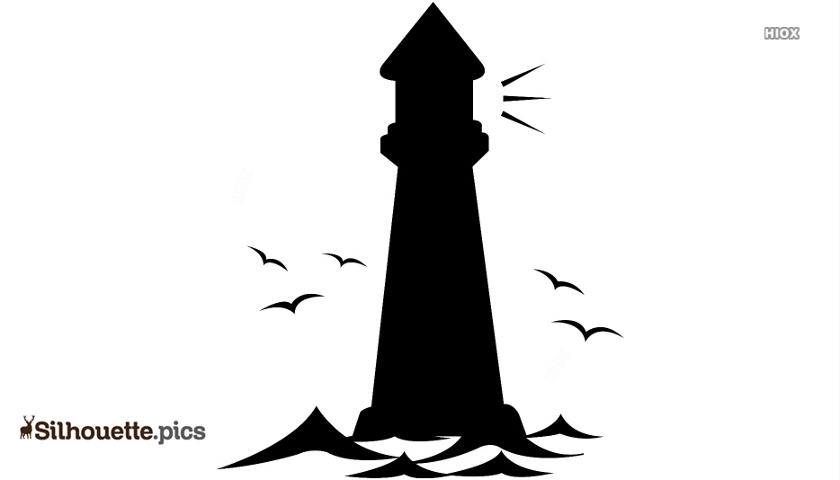 Detail Lighthouse Silhouette Clip Art Nomer 34