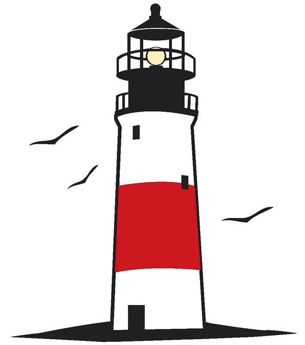 Detail Lighthouse Silhouette Clip Art Nomer 47