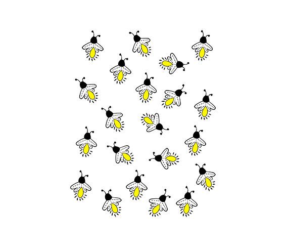 Lightning Bugs Clipart - KibrisPDR