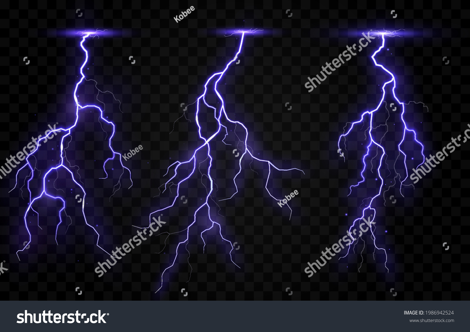 Detail Lightning Vector Png Nomer 41