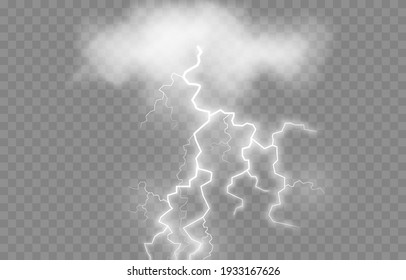 Detail Lightning Vector Png Nomer 55