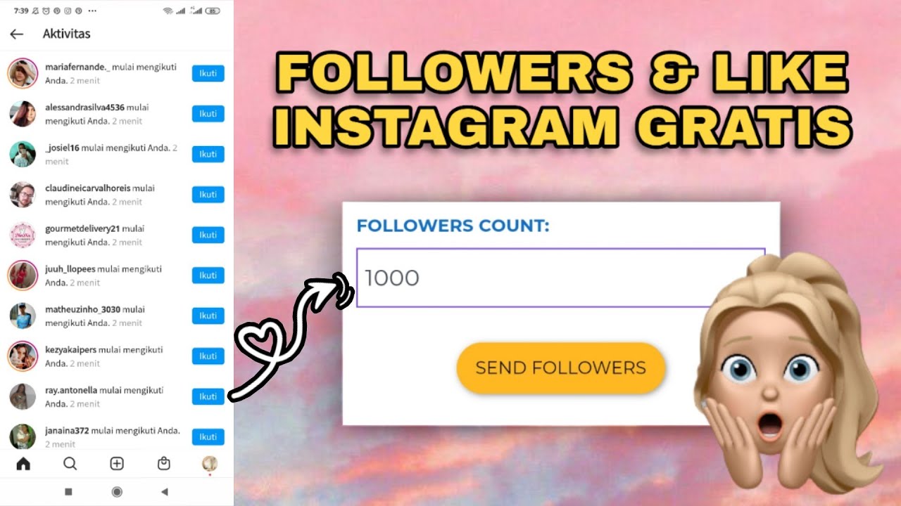 Detail Like Gratis Instagram Nomer 38