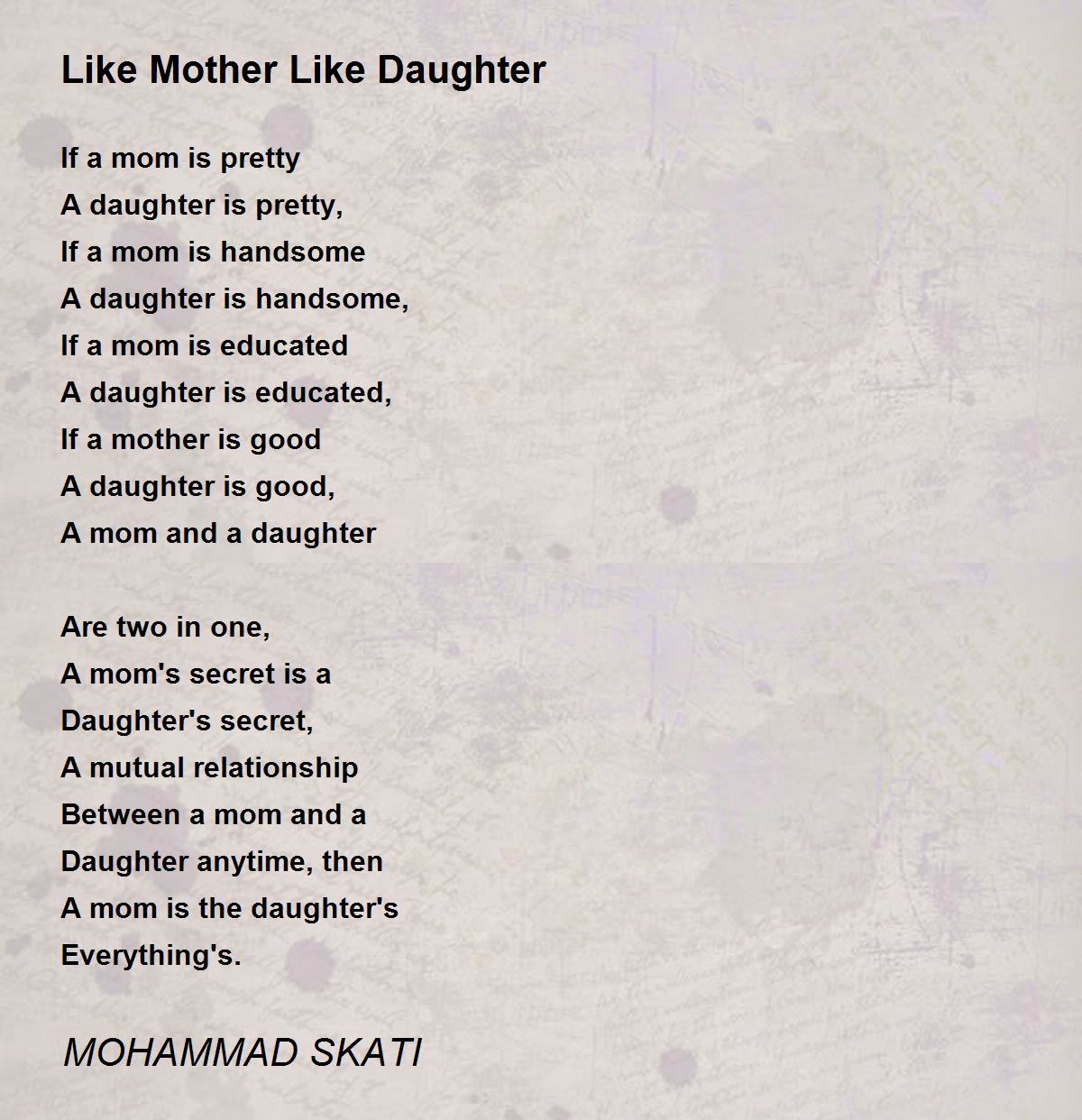 Detail Like Mother Like Daughter Quotes Nomer 15