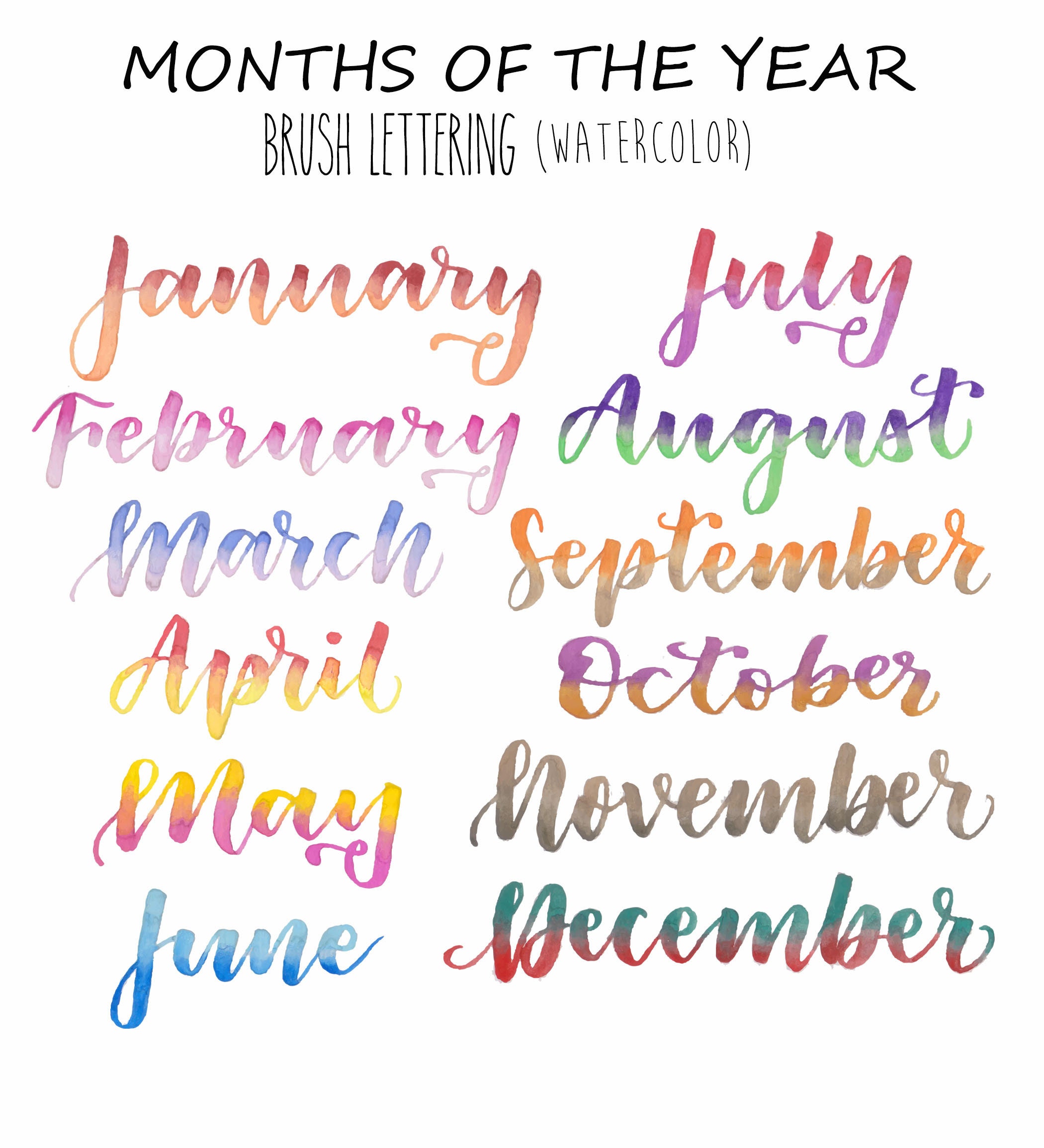 Detail Months Of The Year Png Nomer 23