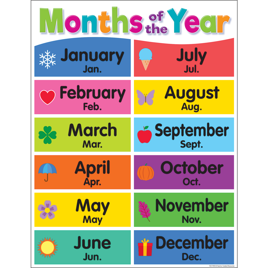 Detail Months Of The Year Png Nomer 7