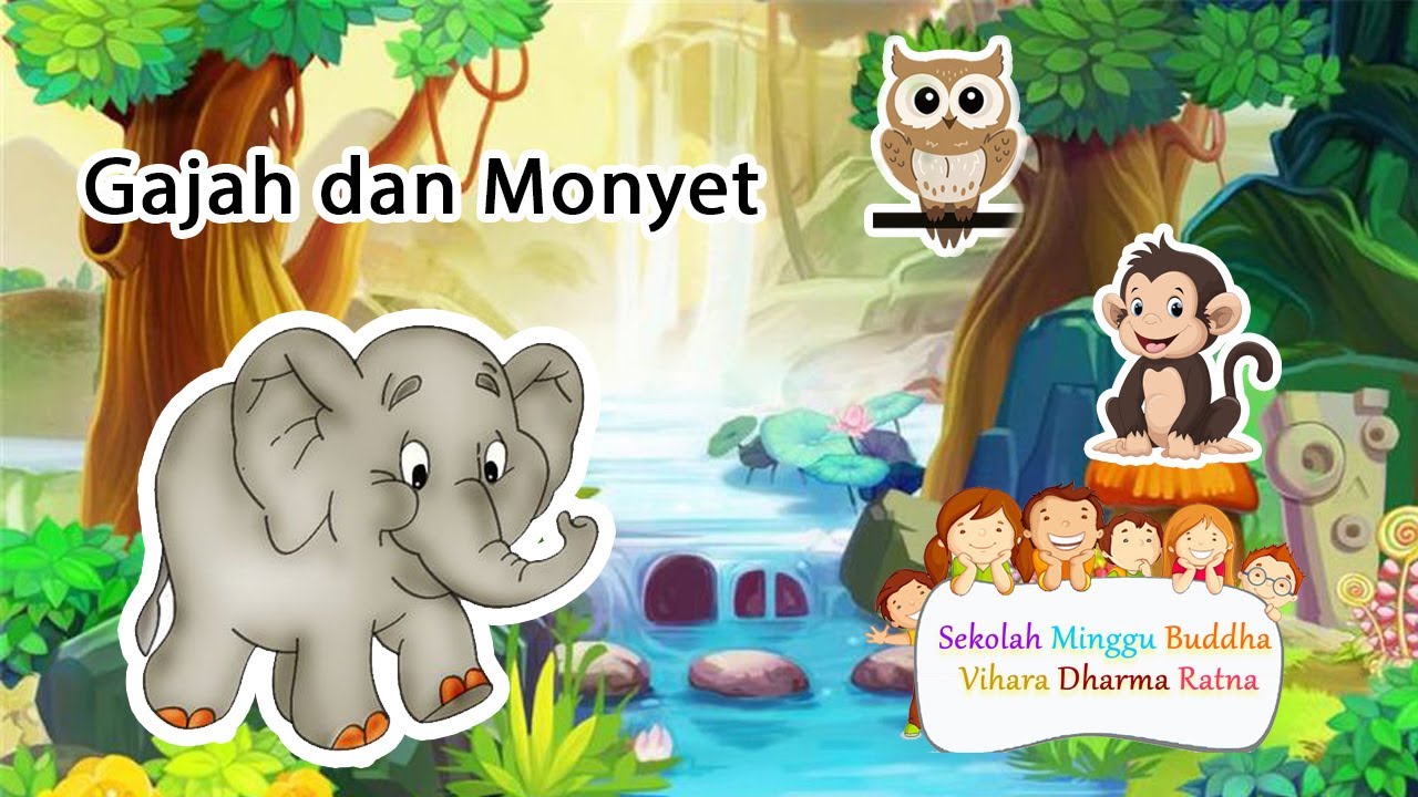 Detail Monyet Dan Gajah Kartun Nomer 34