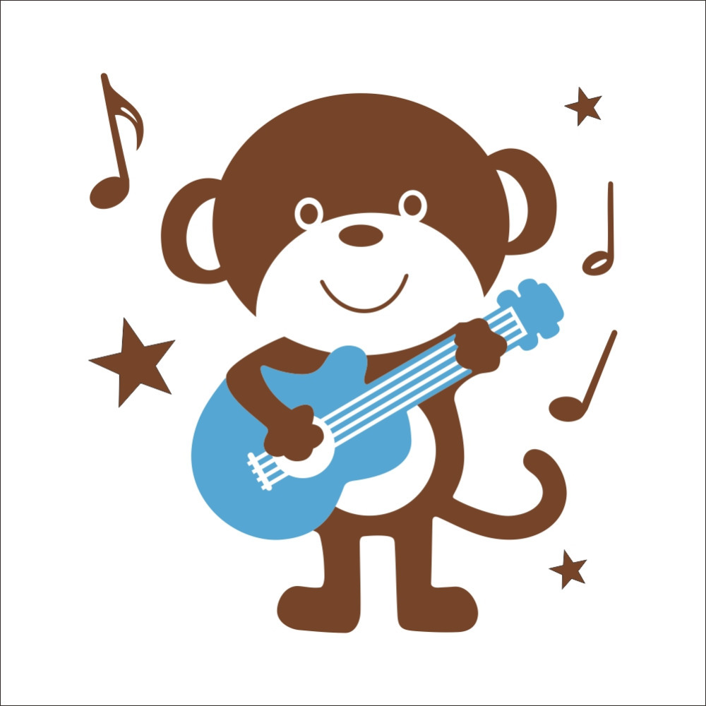 Detail Monyet Main Gitar Nomer 13