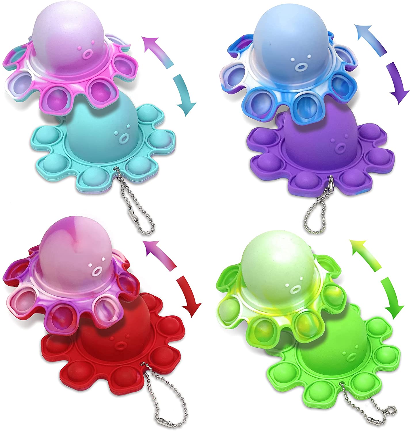 Detail Mood Octopus Keychain Nomer 20