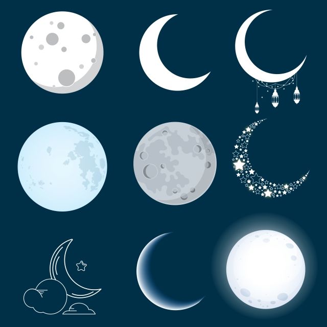 Detail Moon Vector Png Nomer 17