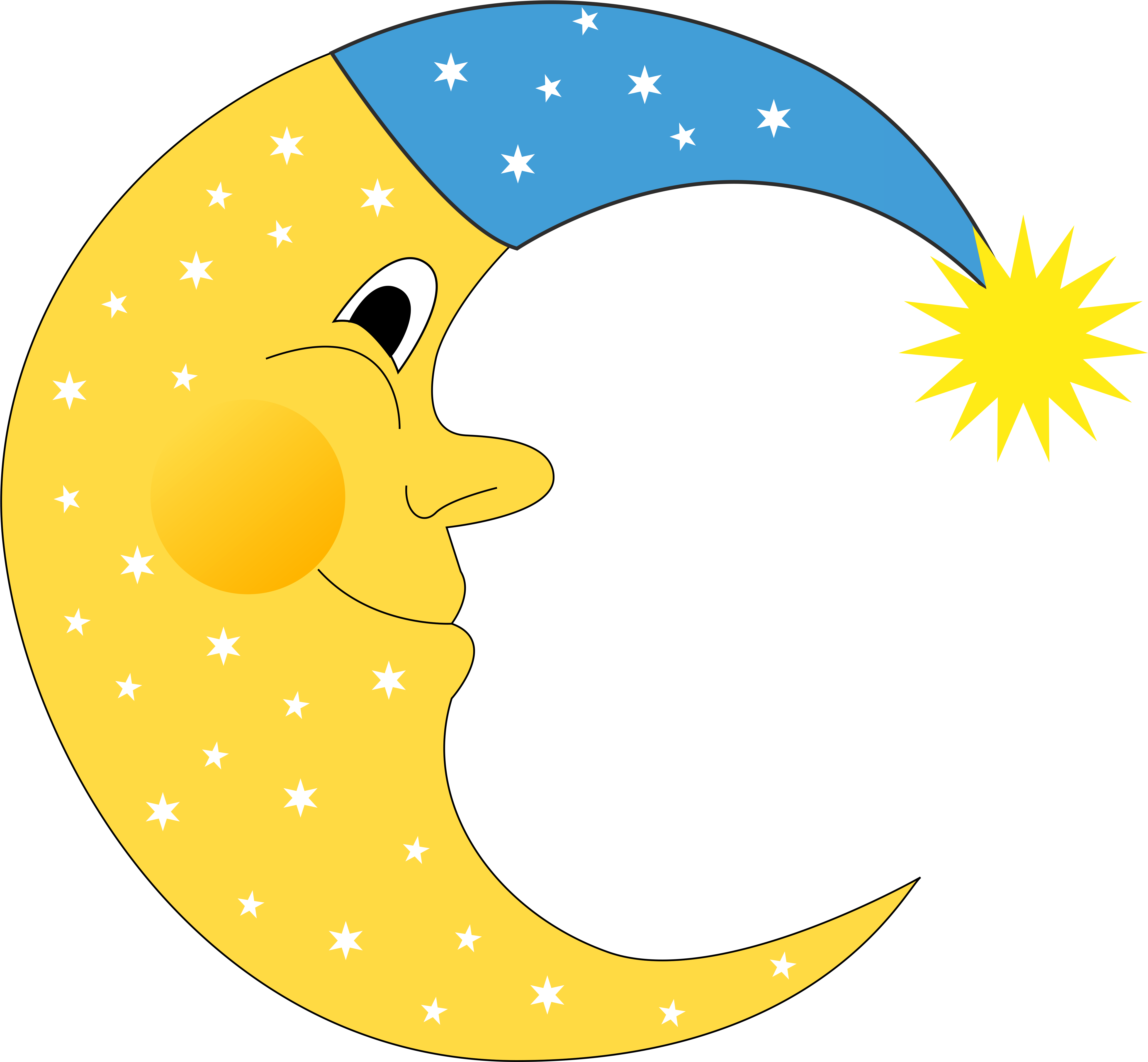 Detail Moon Vector Png Nomer 28