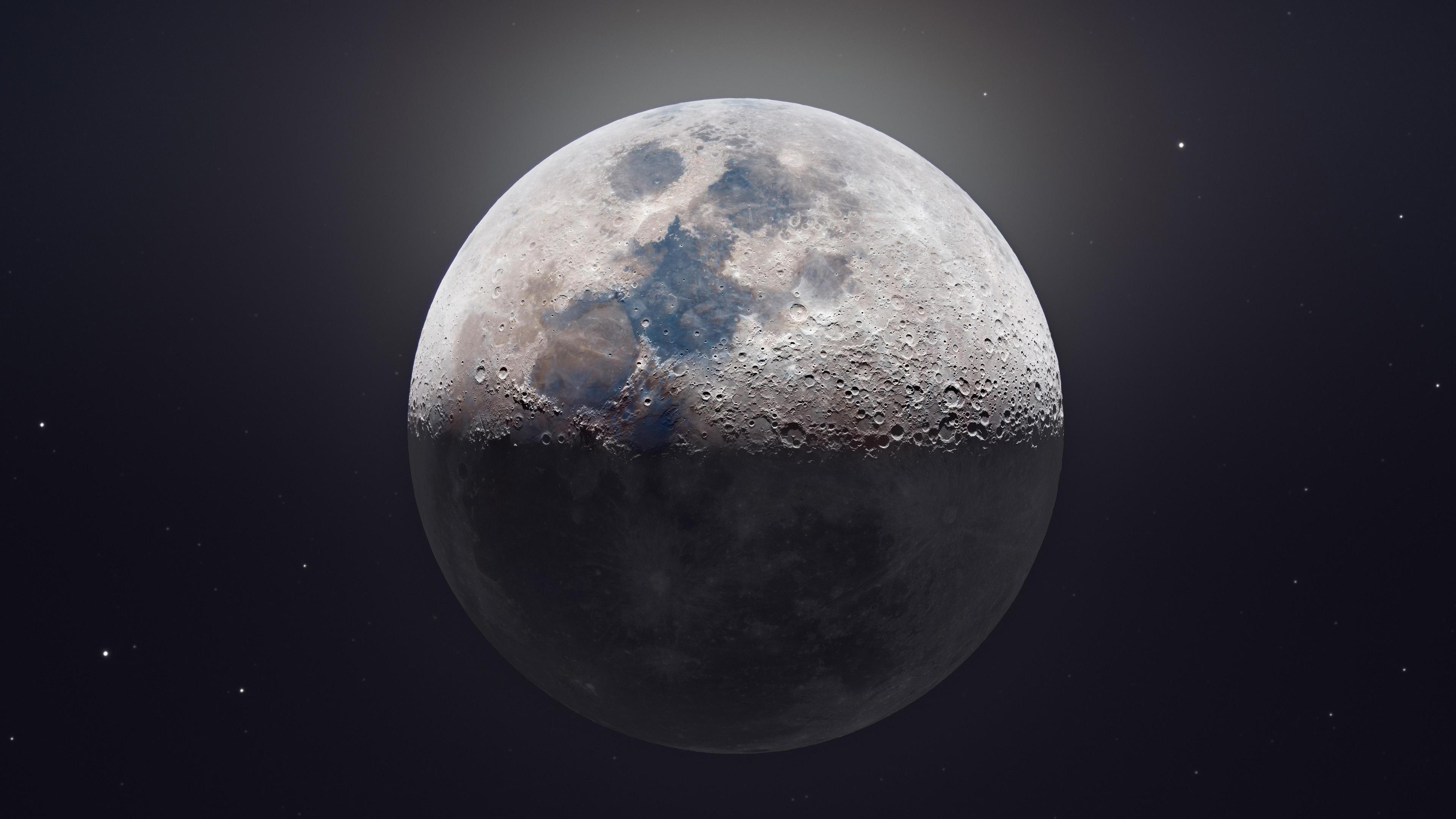 Detail Moon Wallpaper 4k Nomer 22