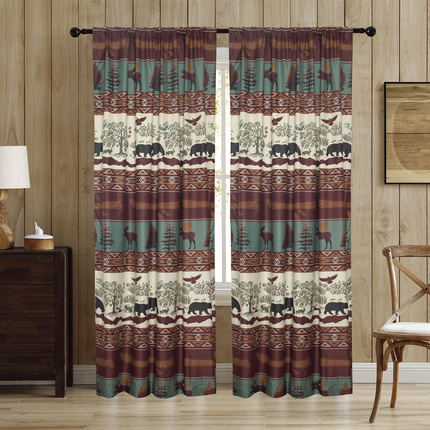 Detail Moose And Bear Curtains Nomer 11
